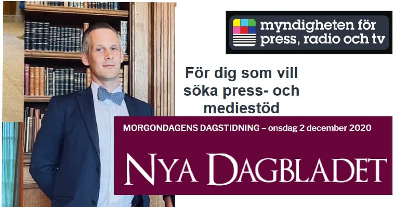 Kristoffer Löfblad SD Mediestöd