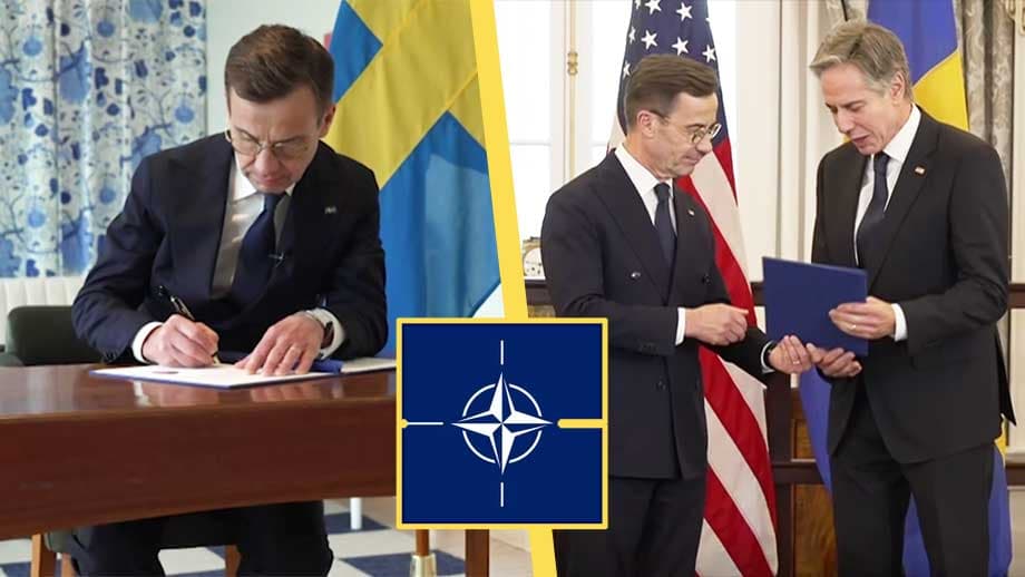 Artikelbild för artikeln: Klart: Sverige nu formellt med i Nato
