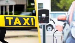 Artikelbild för artikeln Bara elbilar tillåts som taxi i huvudstaden