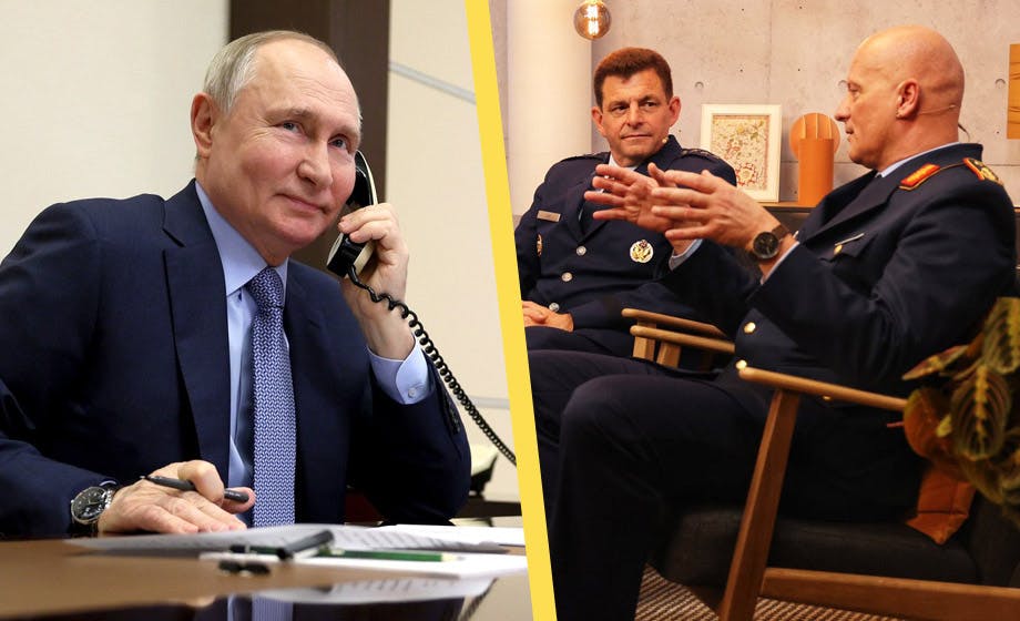 Artikelbild för artikeln: Misstanken: Putin tog del av Natos hemliga Ukraina-strategi – genom att ringa in till videokonferens